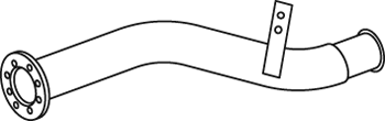 Uitlaatpijp Dinex 80244