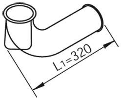 Uitlaatpijp Dinex 80636