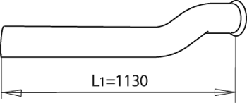 Uitlaatpijp Dinex 81227
