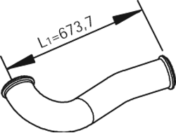 Uitlaatpijp Dinex 81681