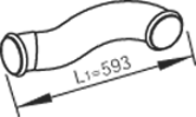 Uitlaatpijp Dinex 81727