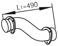 Uitlaatpijp Dinex 82161