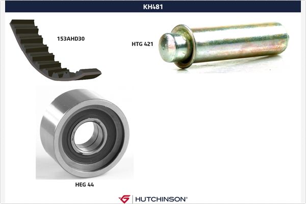 Distributieriem kit Hutchinson KH 481