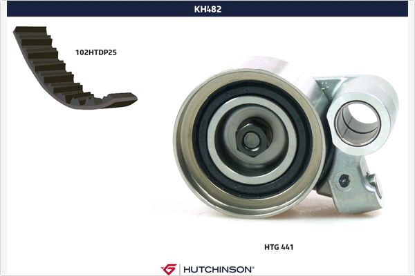 Distributieriem kit Hutchinson KH 482