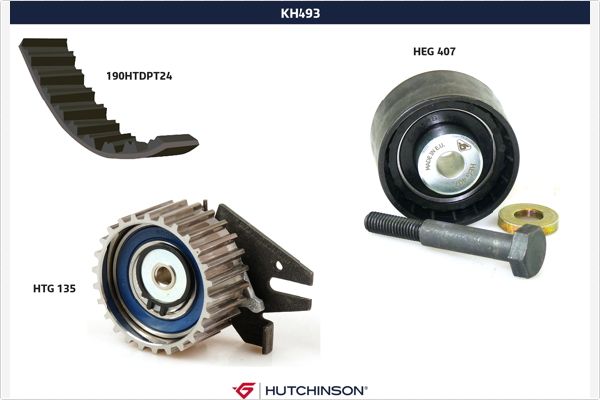 Distributieriem kit Hutchinson KH 493