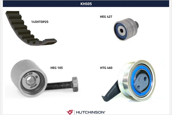 Distributieriem kit Hutchinson KH 505