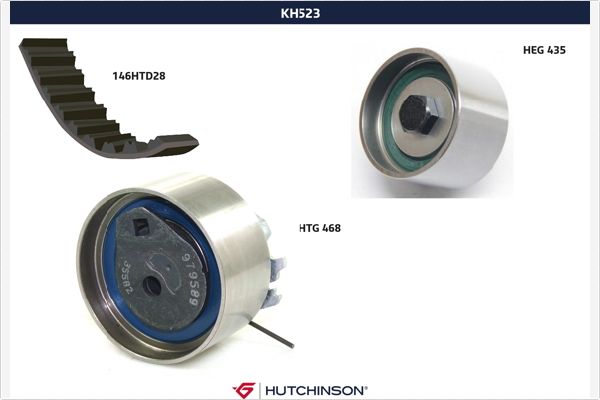 Distributieriem kit Hutchinson KH 523
