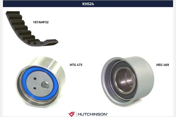 Distributieriem kit Hutchinson KH 524