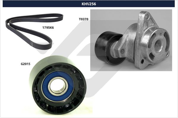 Poly V-riemen kit Hutchinson KHV 256