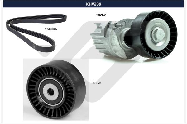 Poly V-riemen kit Hutchinson KHV 239