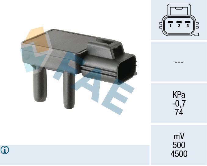 Uitlaatgasdruk sensor FAE 16130