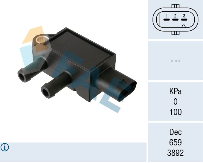 Uitlaatgasdruk sensor FAE 16159