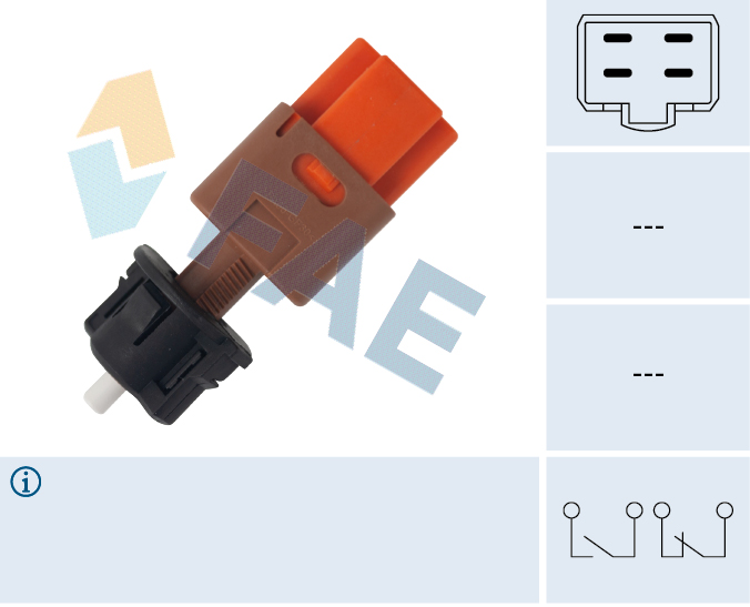 Koppelingbedieningsschakelaar (motor) FAE 24455