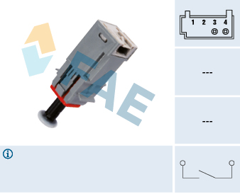 Koppelingbedieningsschakelaar (motor) FAE 24790