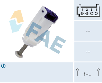 Koppelingbedieningsschakelaar (motor) FAE 24792