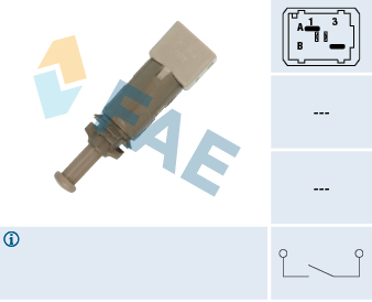 Koppelingbedieningsschakelaar (motor) FAE 24891