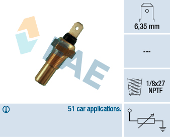 Temperatuursensor FAE 31390