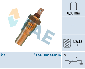 Temperatuursensor FAE 31690