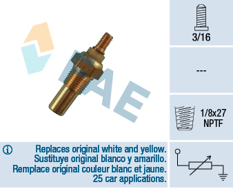 Temperatuursensor FAE 32080