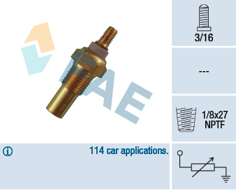 Temperatuursensor FAE 32190