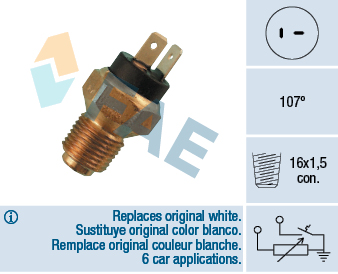 Temperatuursensor FAE 34080