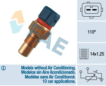 Temperatuursensor FAE 34090