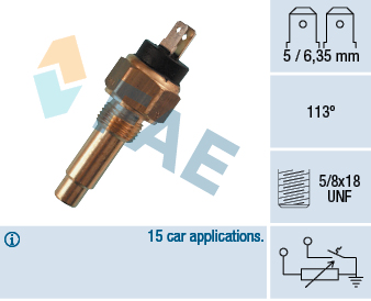 Temperatuursensor FAE 34210