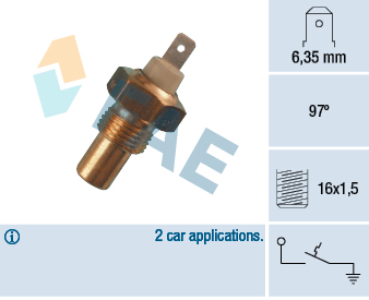 Temperatuurschakelaar FAE 35010