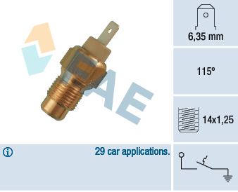 Temperatuurschakelaar FAE 35200