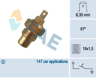 Temperatuurschakelaar FAE 35210