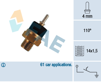 Temperatuurschakelaar FAE 35780