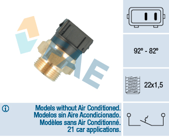 Temperatuurschakelaar FAE 36824