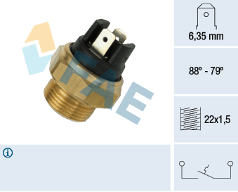 Temperatuurschakelaar FAE 37340