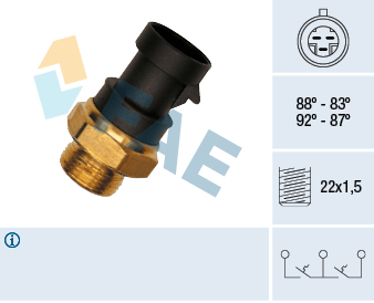 Temperatuurschakelaar FAE 37900