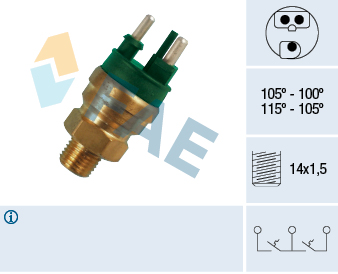 Temperatuurschakelaar FAE 38130