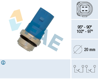 Temperatuurschakelaar FAE 38391