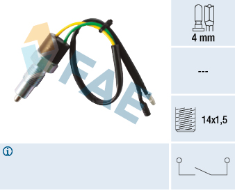 Achteruitrijlichtschakelaar FAE 40580