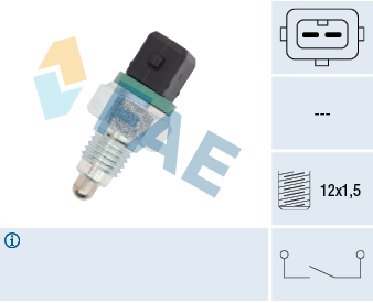 Achteruitrijlichtschakelaar FAE 40640