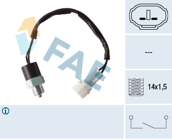 Achteruitrijlichtschakelaar FAE 40760