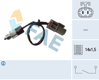 Achteruitrijlichtschakelaar FAE 40810