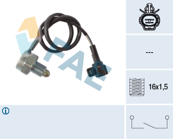 Achteruitrijlichtschakelaar FAE 40843