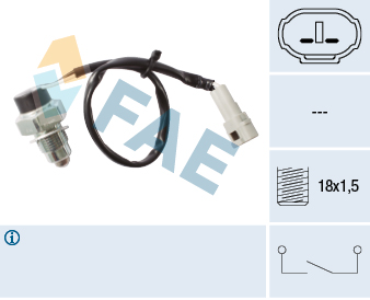 Achteruitrijlichtschakelaar FAE 40844