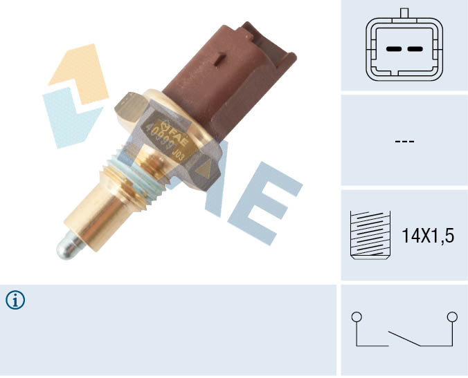 Achteruitrijlichtschakelaar FAE 40999