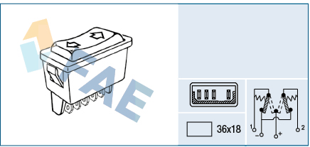 Raambedieningsschakelaar FAE 62600