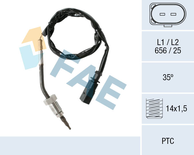 Sensor uitlaatgastemperatuur FAE 68001