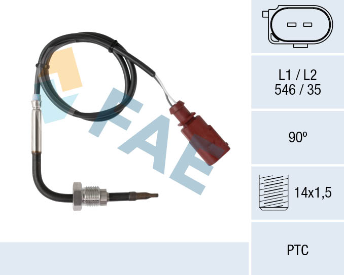 Sensor uitlaatgastemperatuur FAE 68016