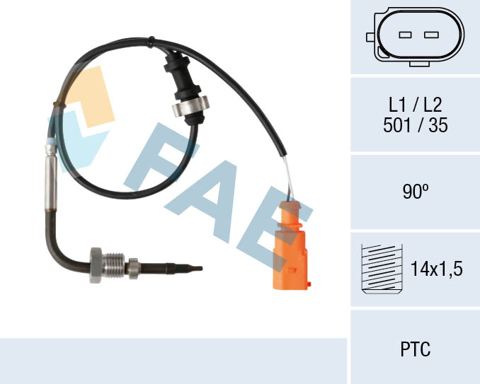 Sensor uitlaatgastemperatuur FAE 68024