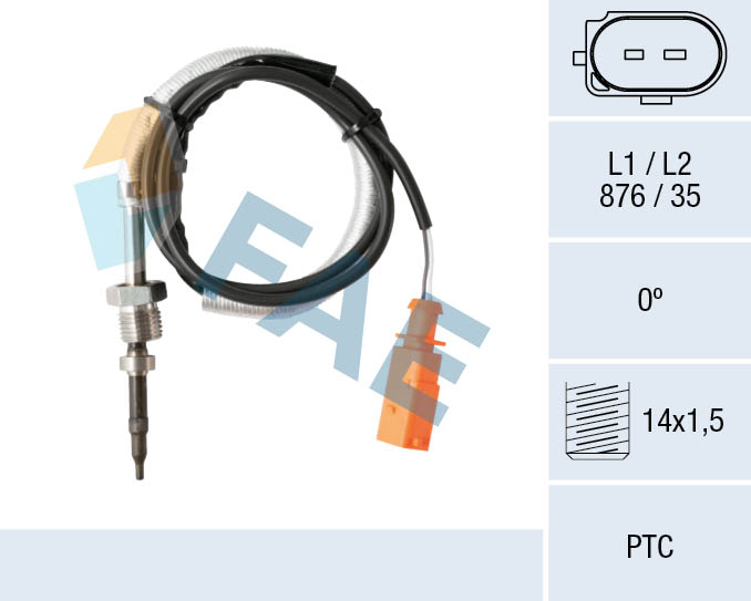 Sensor uitlaatgastemperatuur FAE 68028