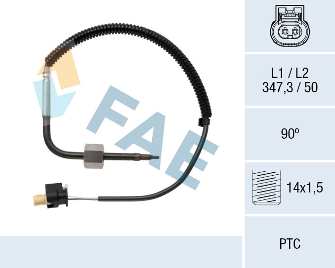 Sensor uitlaatgastemperatuur FAE 68029
