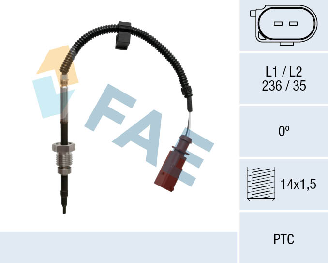 Sensor uitlaatgastemperatuur FAE 68033